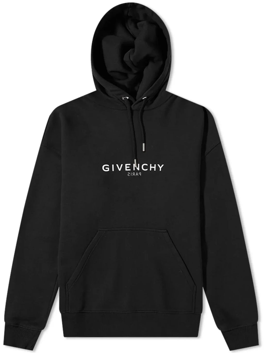 Givenchy Reverse Logo Hoodie Black