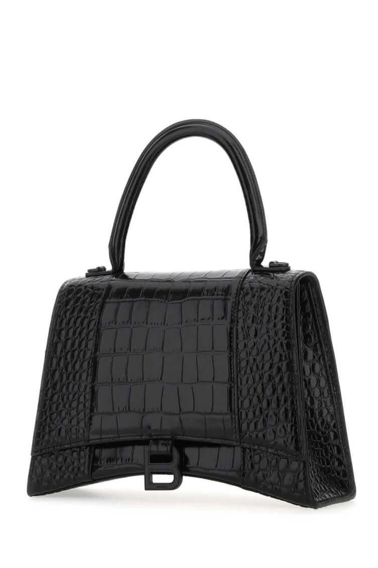 Balenciaga Black Hourglass Satchel Bag - Size: One Size Bags | Shop From The Mirage