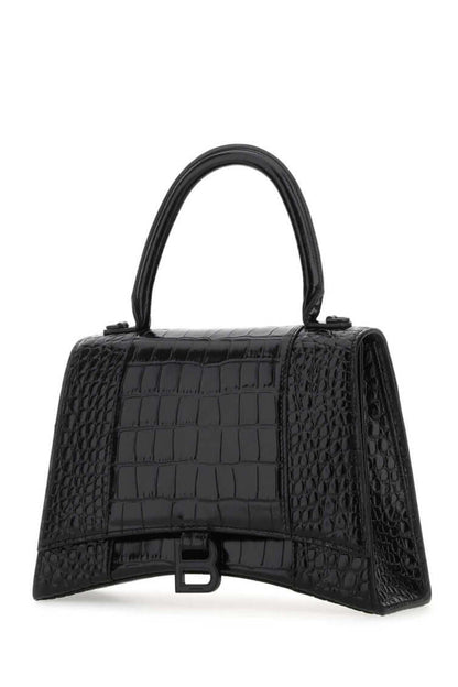 Balenciaga Black Hourglass Satchel Bag - Size: One Size Bags | Shop From The Mirage
