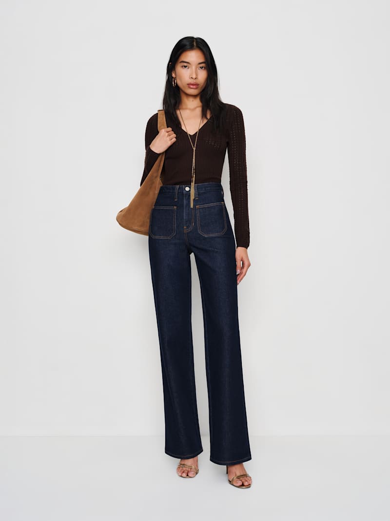 Alyssa High Rise Wide Leg Jeans