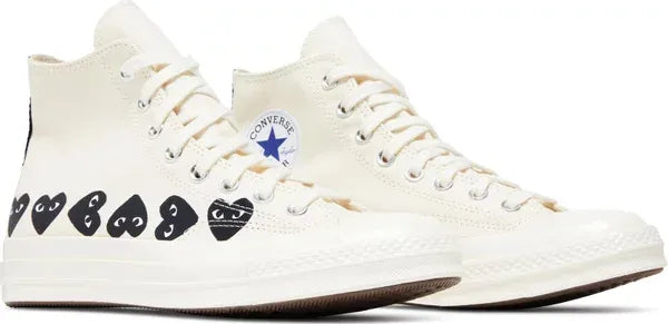 Converse x PLAY Comme des Garçons Chuck 70 Multi Heart High 'Beige'