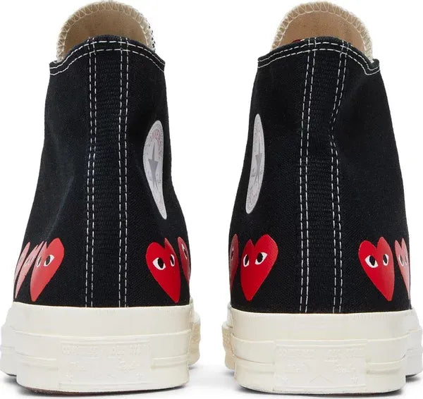 Converse x PLAY Comme des Garçons Chuck 70 Multi Heart High 'Black'