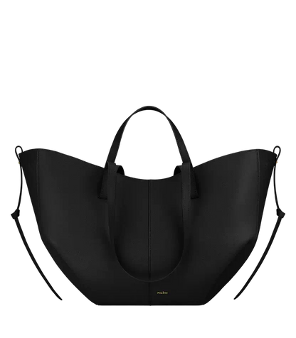 Polene Cyme Edition Textured Black - Size: One Size Bags | Shop From The Mirage