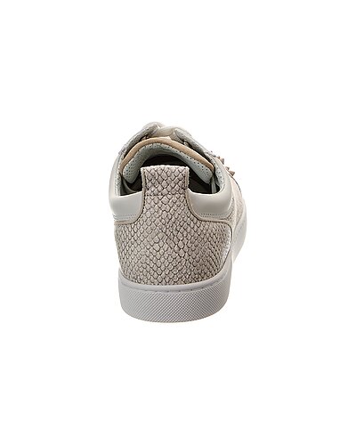 Louis Junior Spikes Orlato Linen & Suede Sneaker