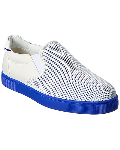 Sailor Boat Orlato Canvas & Leather Slip-On Sneaker