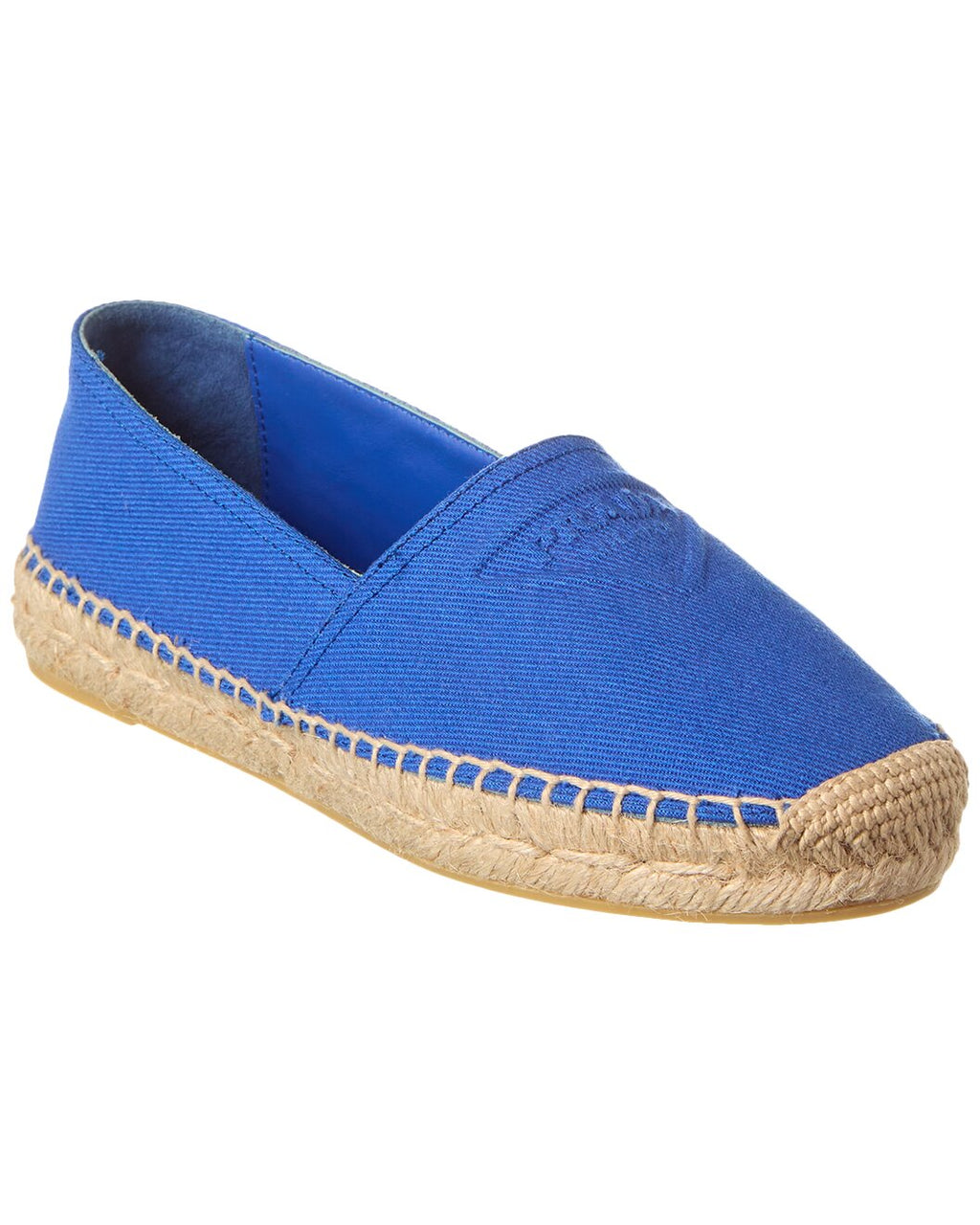 Prada Royal Blue Canvas Espadrilles