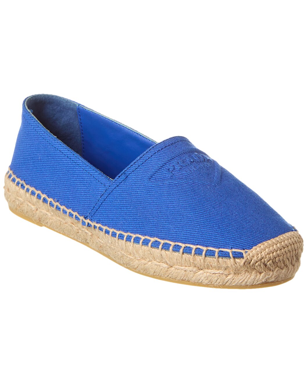 Prada Royal Blue Canvas Espadrilles
