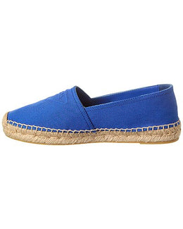 Prada Royal Blue Canvas Espadrilles