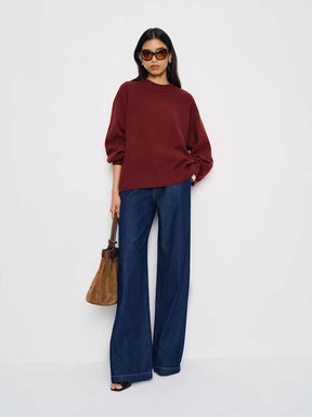Cove Cashmere Oversized Crew
