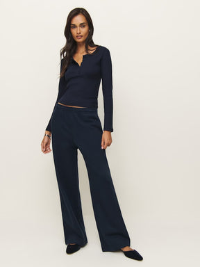 Kira Wide Leg Sweatpant