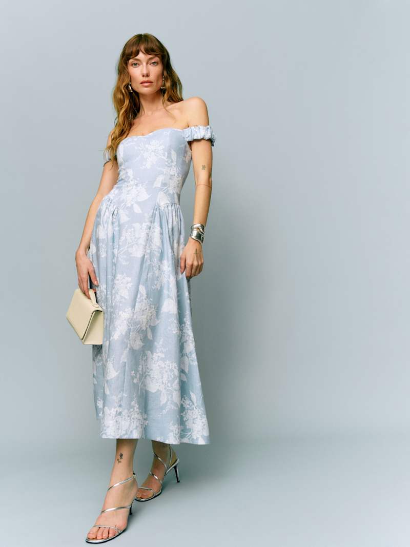 Monet Linen Dress
