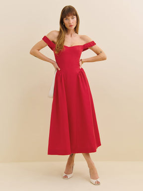 Monet Linen Dress