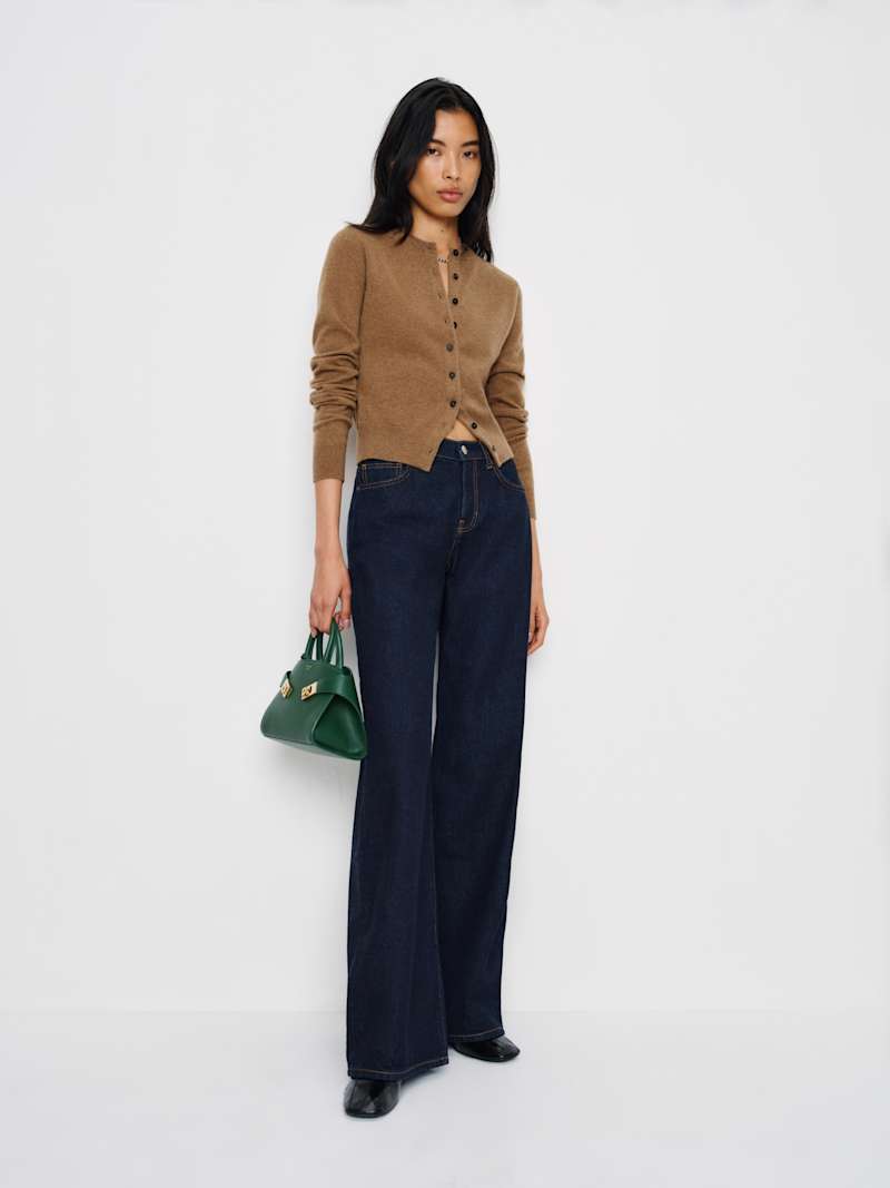 Farren Cashmere Crew Cardigan