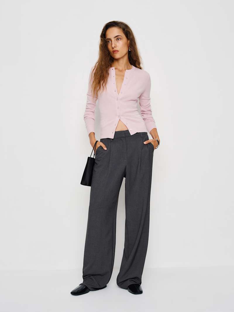 Farren Cashmere Crew Cardigan