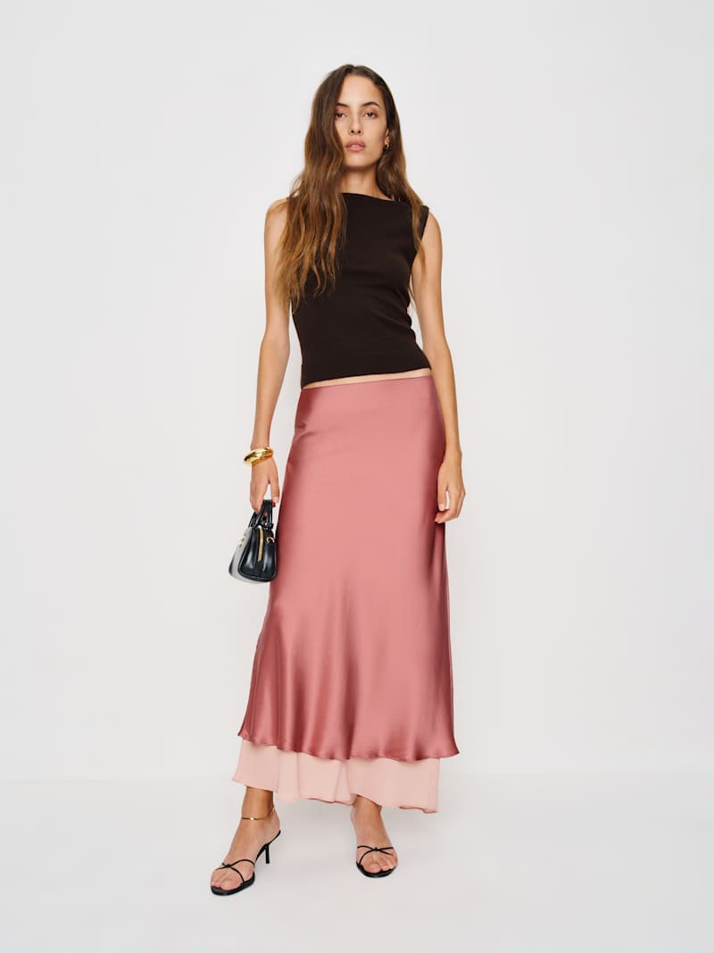 Marcia Silk Skirt