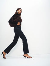 Greer Mid Rise Straight Short Jeans