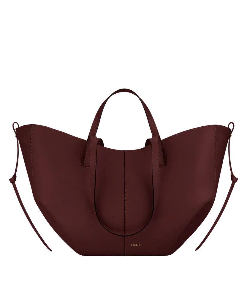 Polene Cyme Edition Textured Black Cherry - Size: One Size Bags | Shop From The Mirage