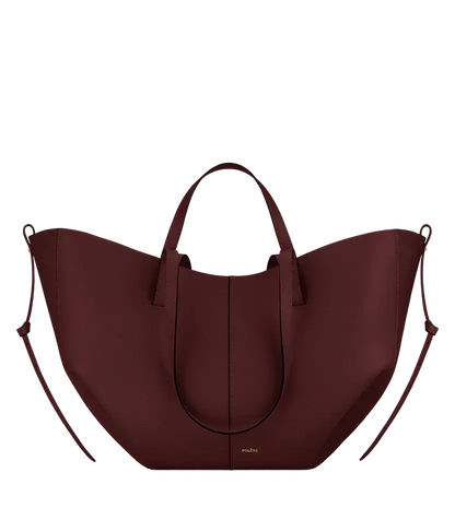 Polene Cyme Edition Textured Black Cherry - Size: One Size Bags | Shop From The Mirage