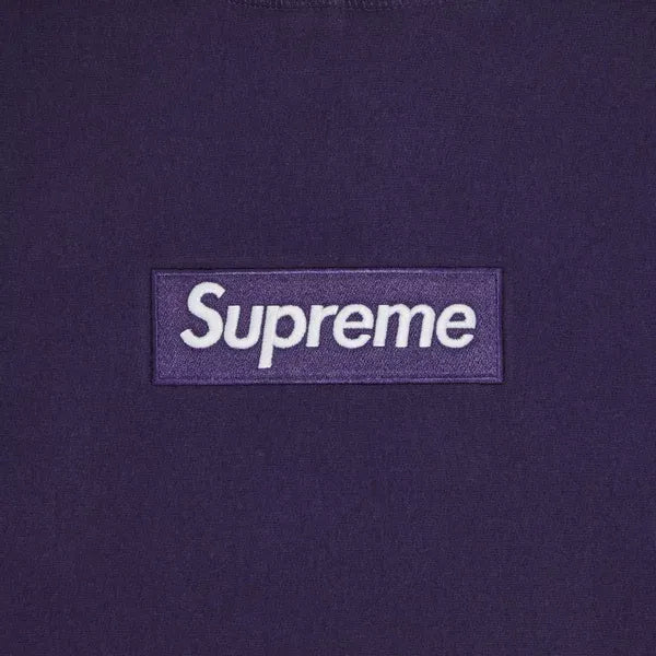 Supreme Box Logo Hooded Sweatshirt 'Dark Purple'