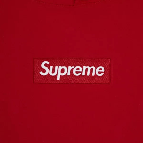 Supreme Box Logo Hooded Sweatshirt 'Red'