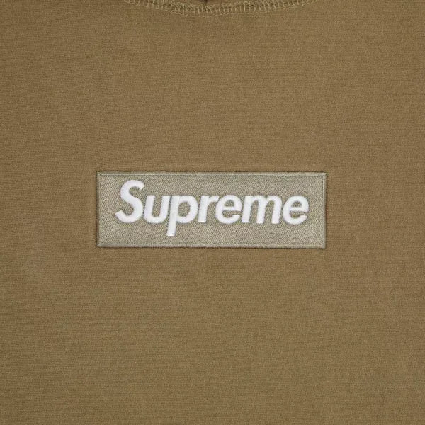 Supreme Box Logo Hooded Sweatshirt 'Dark Sand'