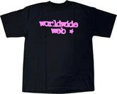 Sp5der Web T-shirt 'Black/Pink'