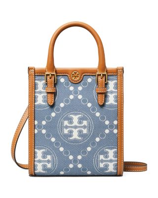 Mini T Monogram Denim Tote