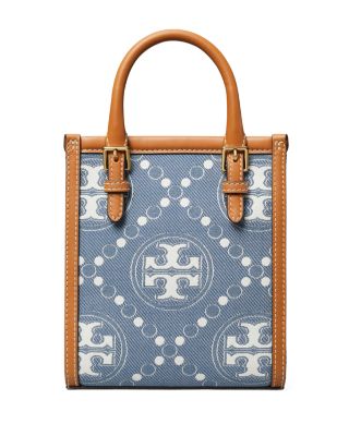 Mini T Monogram Denim Tote
