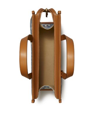 Small T Monogram Denim Tote