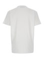 Dsquared2 White Crewneck T-Shirt with Logo Print on the Front in Cotton Man