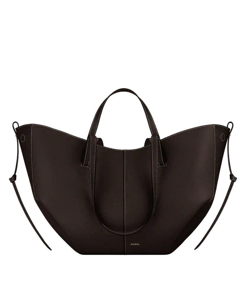 Polene Cyme Edition Textured Ebon - Size: One Size Bags | Shop From The Mirage