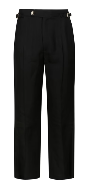 Casablanca Black Trousers with Central Pleats