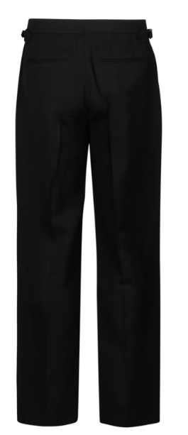 Casablanca Black Trousers with Central Pleats