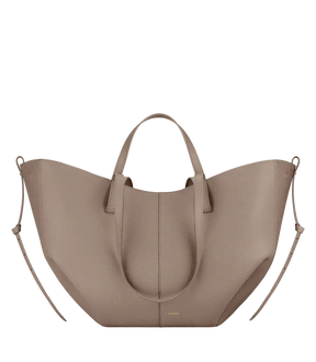 Polene Cyme Edition Textured Taupe - Size: One Size Bags | Shop From The Mirage