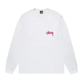 Stussy Beat Crazy Long-Sleeve Tee 'White'