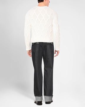 DOLCE&GABBANA DENIM TROUSERS