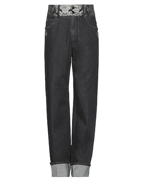 DOLCE&GABBANA DENIM TROUSERS