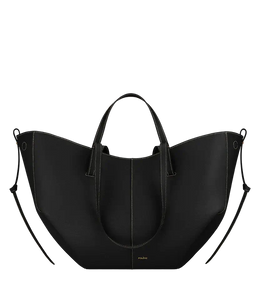 Cyme Edition Textured Black with Ecru Stitching