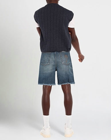 PALM ANGELS DENIM SHORTS