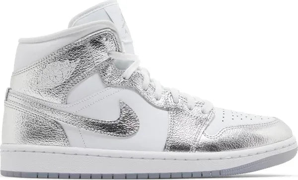 Air Jordan 1 Mid SE 'Metallic Silver'