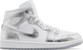 Air Jordan 1 Mid SE 'Metallic Silver'