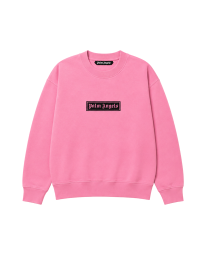 Palm Angels logo-print cotton sweatshirt