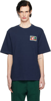Navy Fibonacci Patch T-shirt