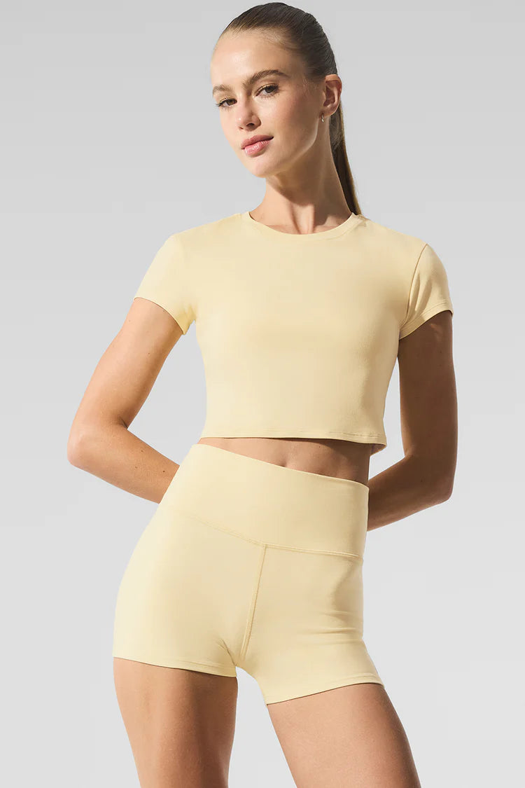 Alosoft Crop Finesse Short Sleeve
