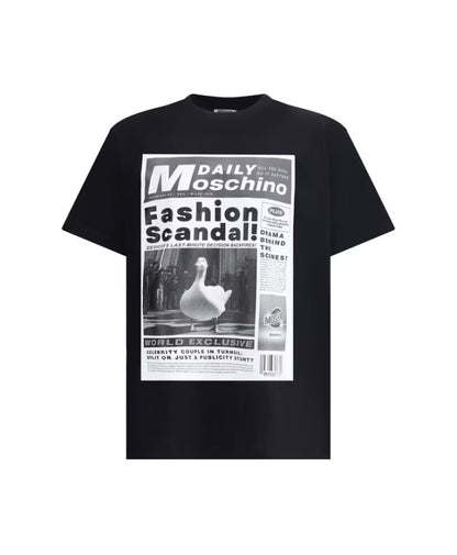 Moschino Maxi Print Cotton T-Shirt