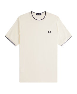 Fred Perry Cotton Piqué T-shirt with Laurel Logo