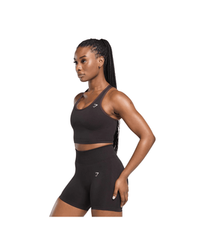 Gymshark Lift Seamless Midi Tank With Shelf Depth Purple