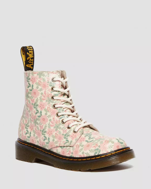 Junior 1460 Pascal Floral Leather Boots