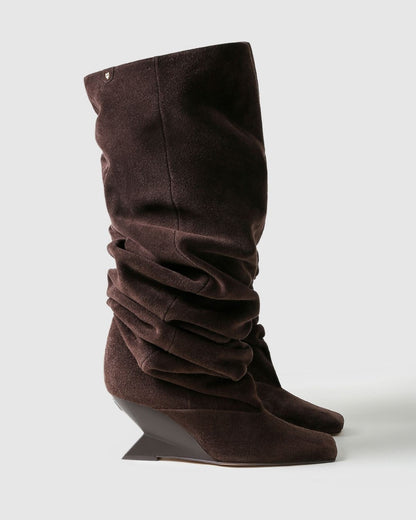 Allie Brown Suede