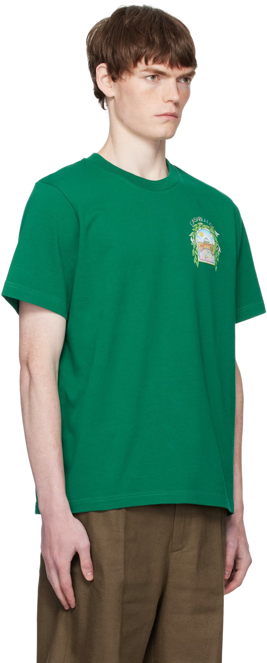 Green L'Arche De Tennis Short-Sleeve T-Shirt